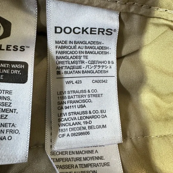 NWT men’s Dockers ultimate chino slim fit pants SZ 30x32 - Picture 5 of 7